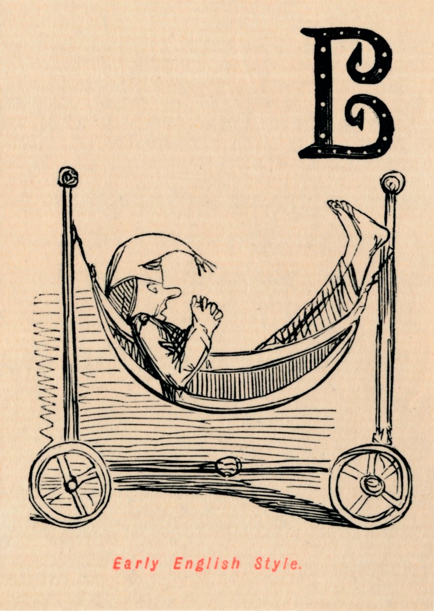 Tidlig engelsk stil, c1860, c1860 av John Leech