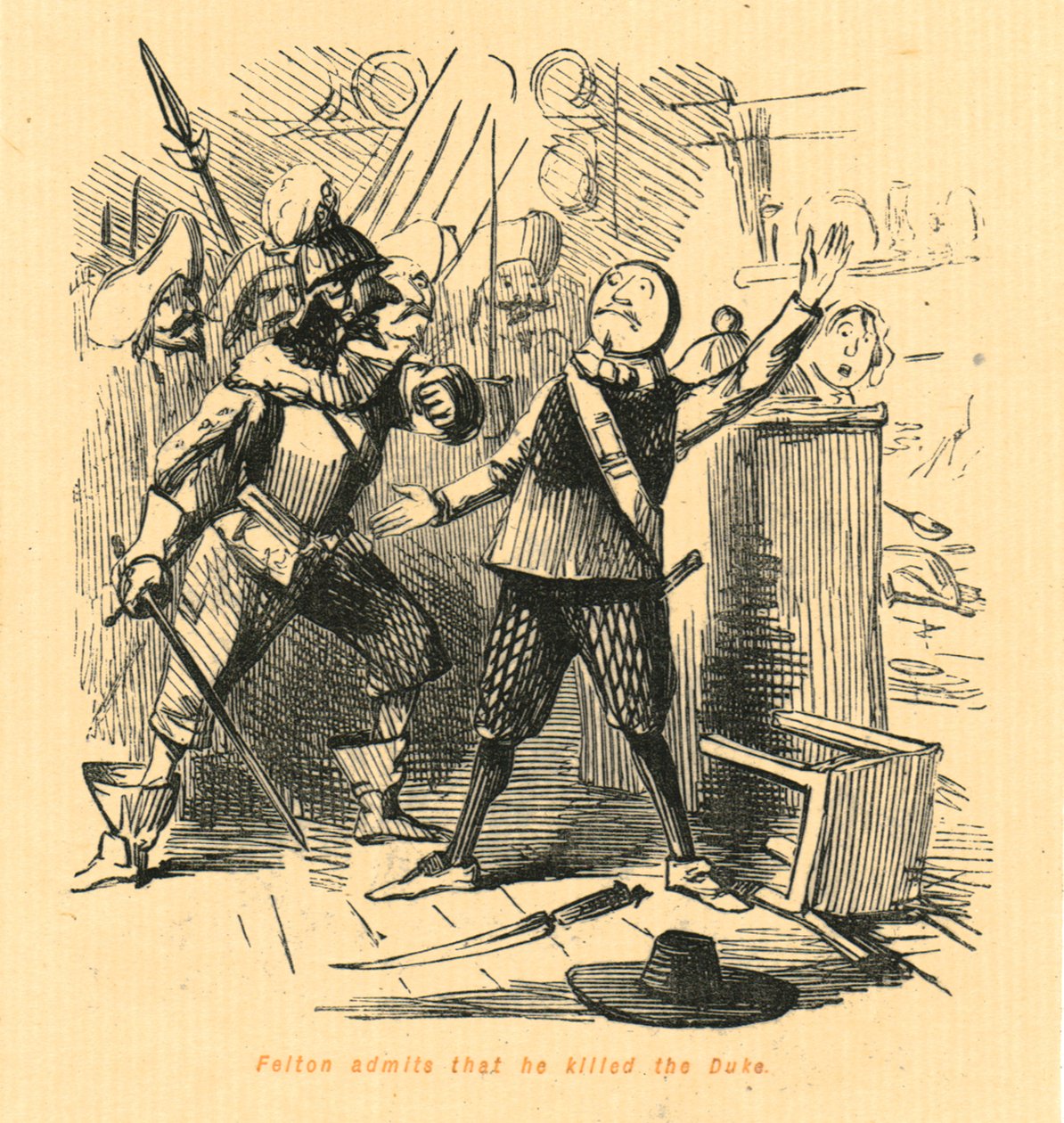 Felton innrømmer at han drepte hertugen i 1897. av John Leech