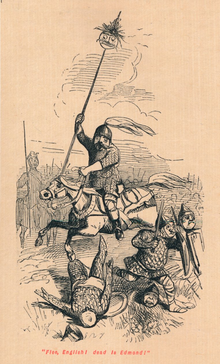 Fly, engelsk! Død er Edmond!, c1860, c1860 av John Leech