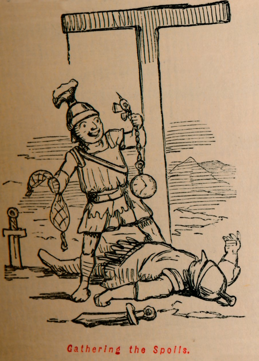 Samler byttet, 1852 av John Leech
