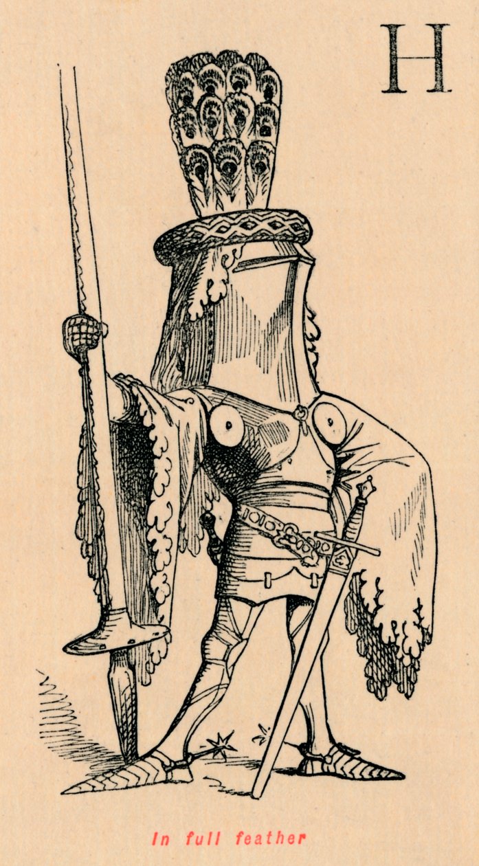 I hel fjær, c1860, c1860 av John Leech