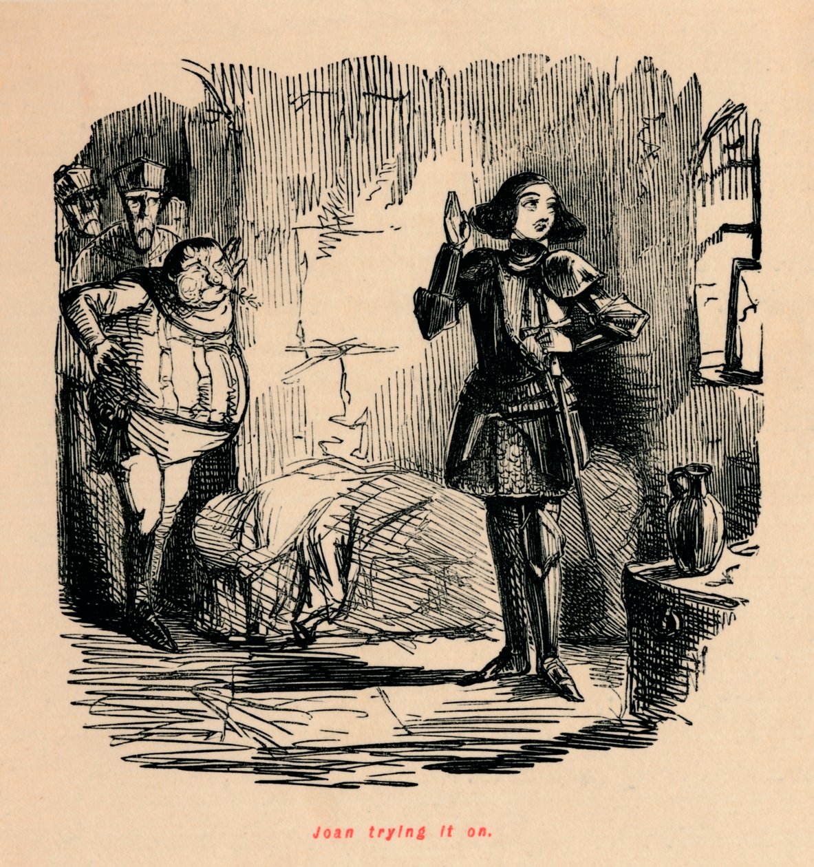 Joan prøver det, av John Leech