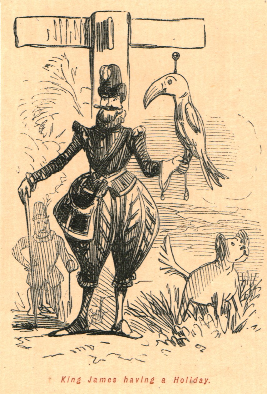 King James har ferie, 1897. av John Leech