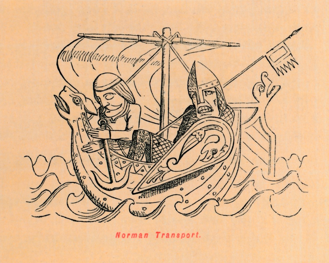 Norman Transport, c1860, c1860 av John Leech