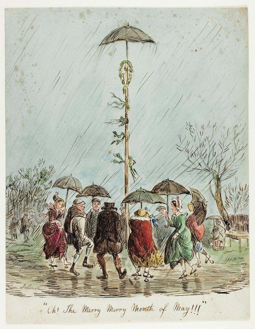 Åh! Den glade, gledelige maimåneden!!! av John Leech