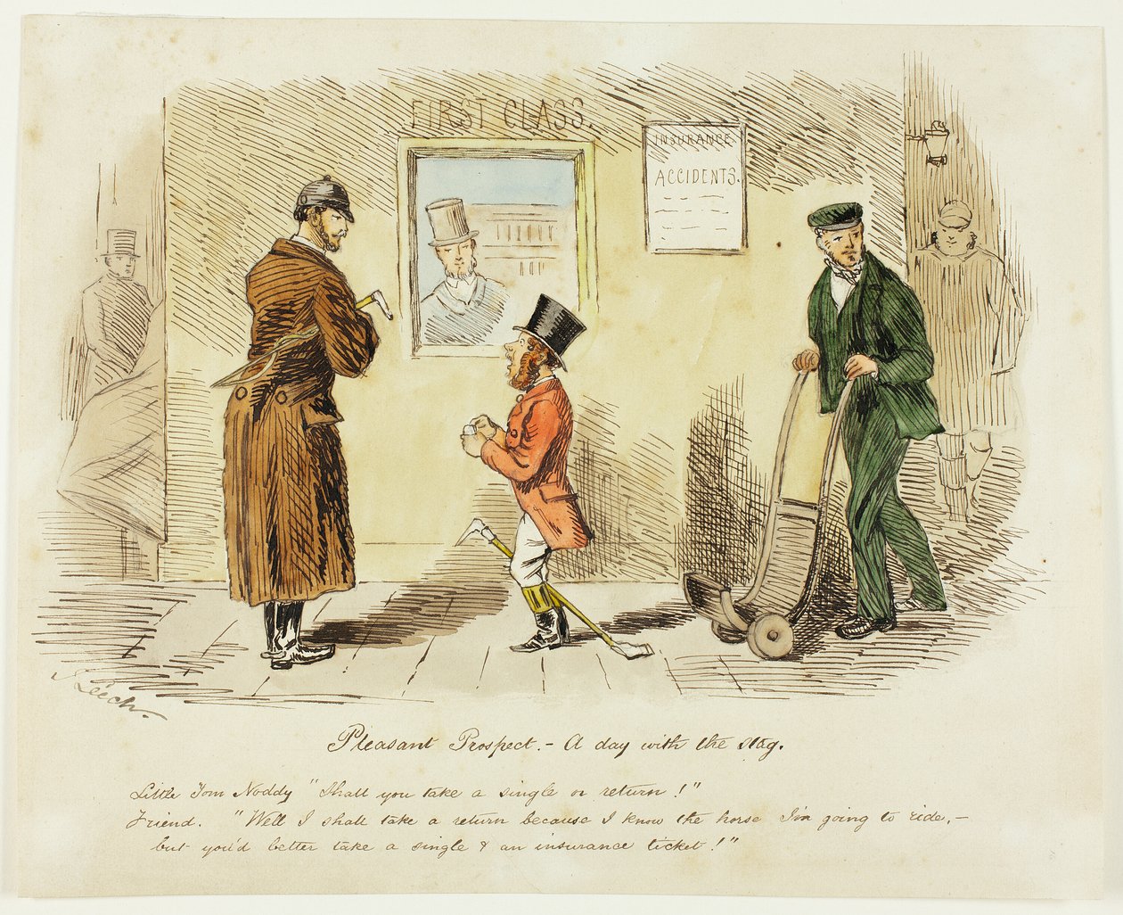 Pleasant Prospect: A Day with the Stag av John Leech