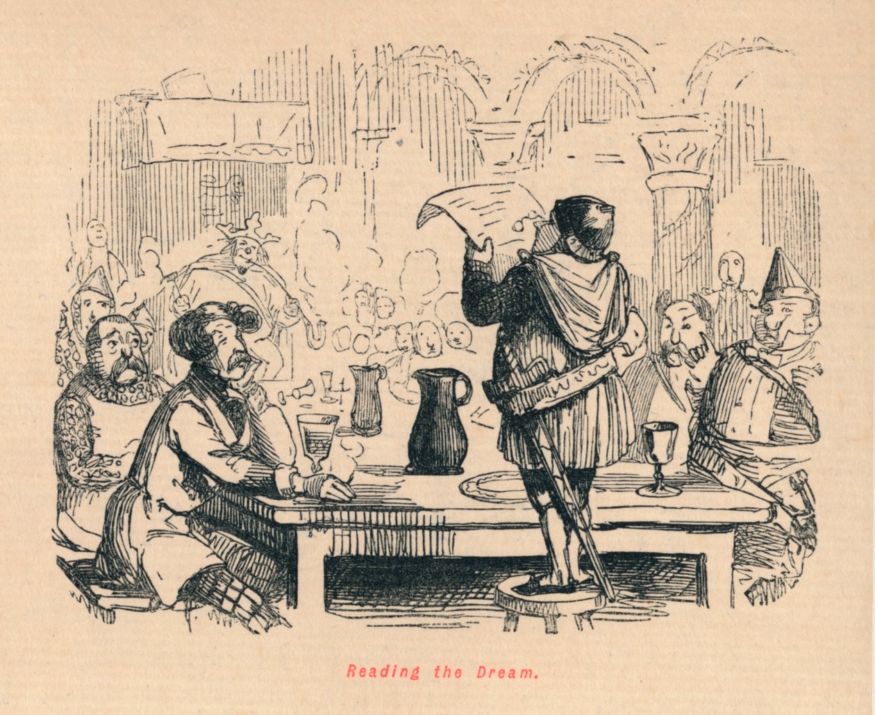 Reading the Dream, c1860, c1860 av John Leech