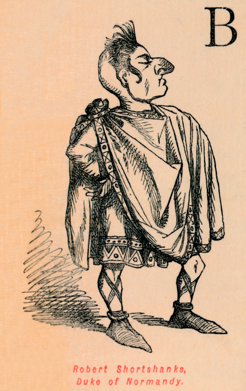 Robert Shortshanks, hertug av Normandie, c1860, c1860 av John Leech