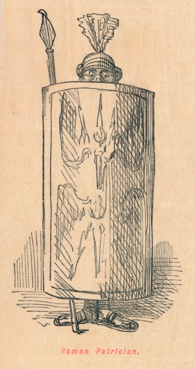 Romersk patricier, 1852 av John Leech