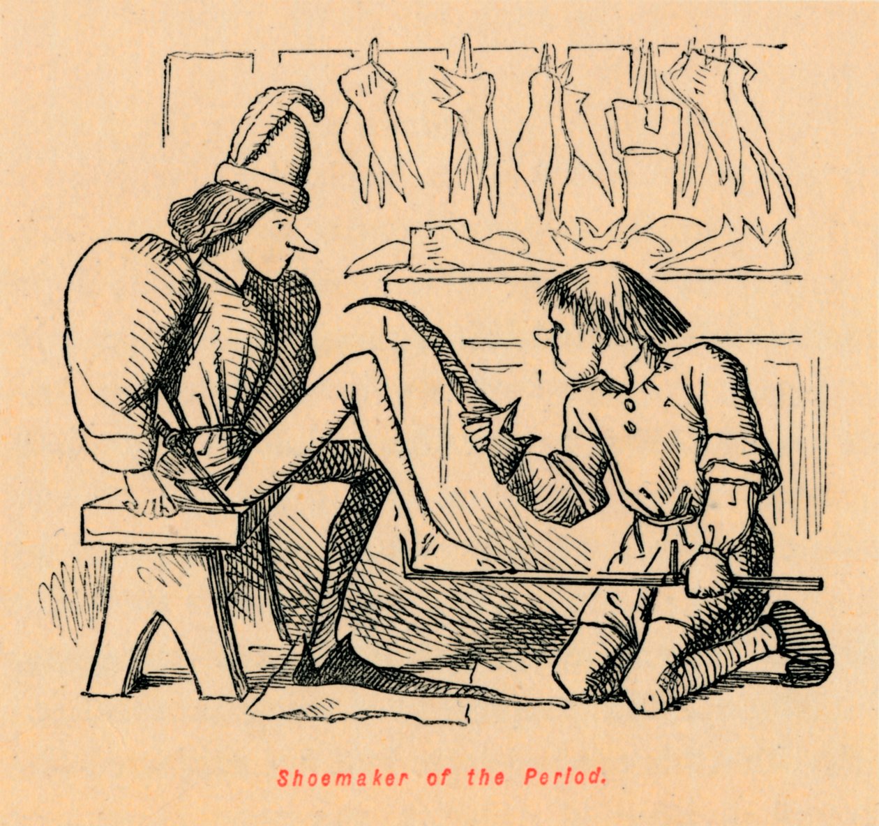 Tidens skomaker, av John Leech