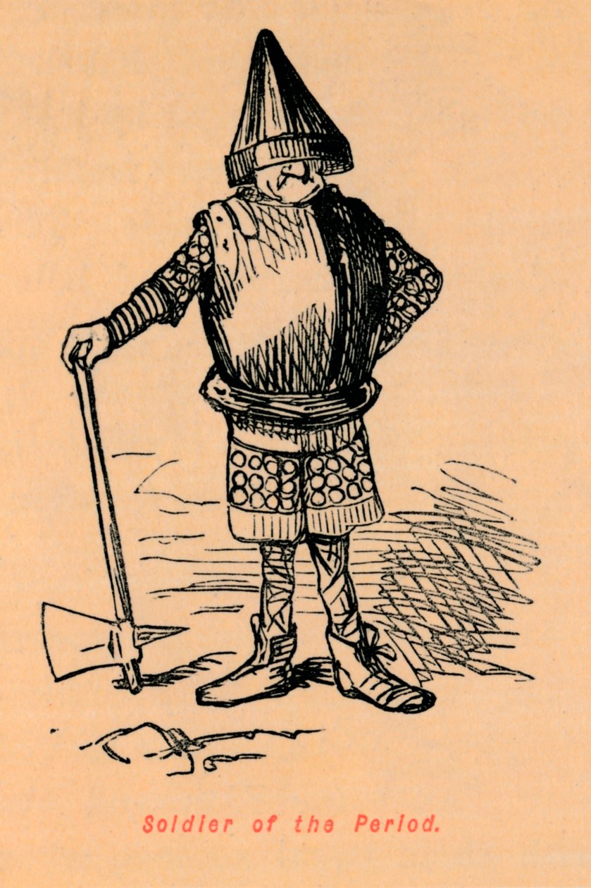 Soldat fra perioden, c1860, c1860 av John Leech