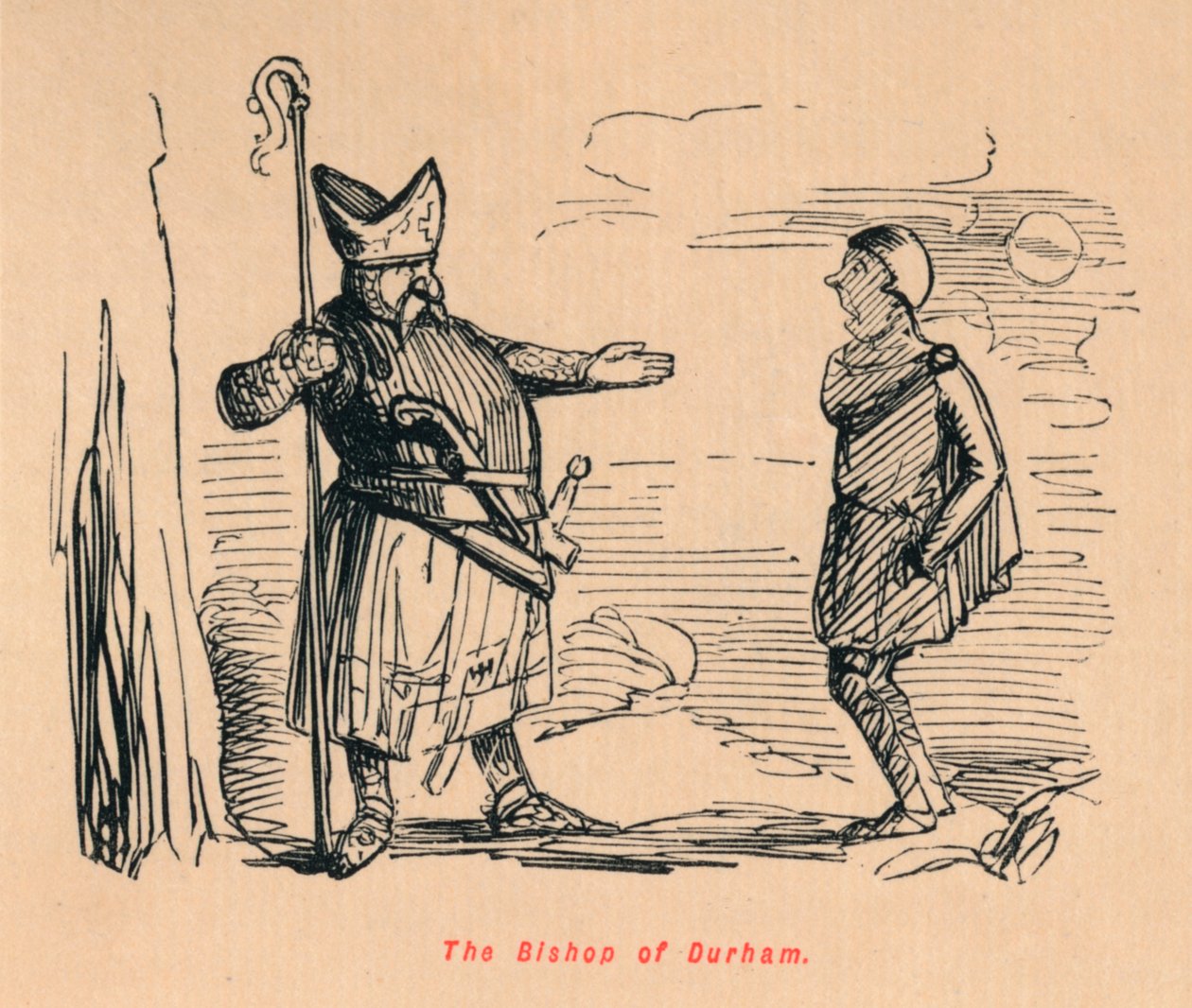 Biskopen av Durham, c1860, c1860 av John Leech