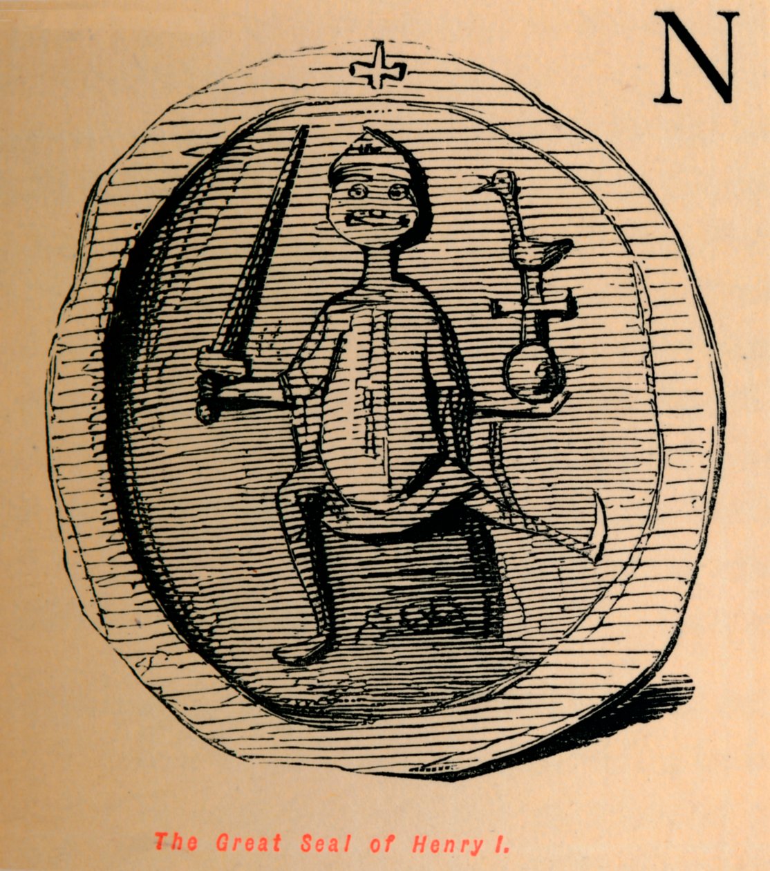 The Great Seal of Henry I, c1860, c1860 av John Leech