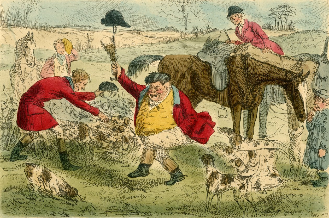 The Kill, på The Cat & Custard Pot Day, c1854. av John Leech
