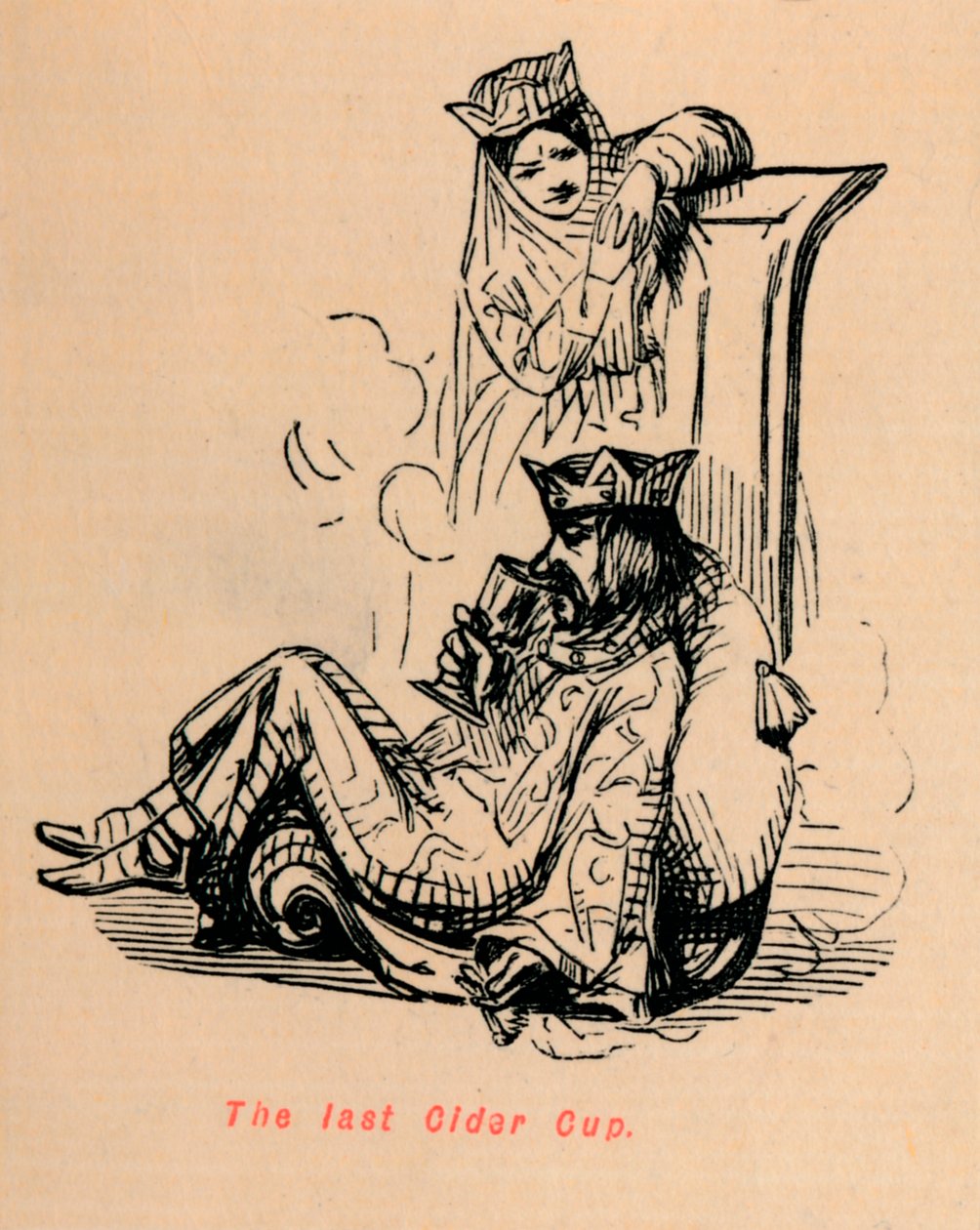 Den siste ciderkoppen, c1860, c1860 av John Leech
