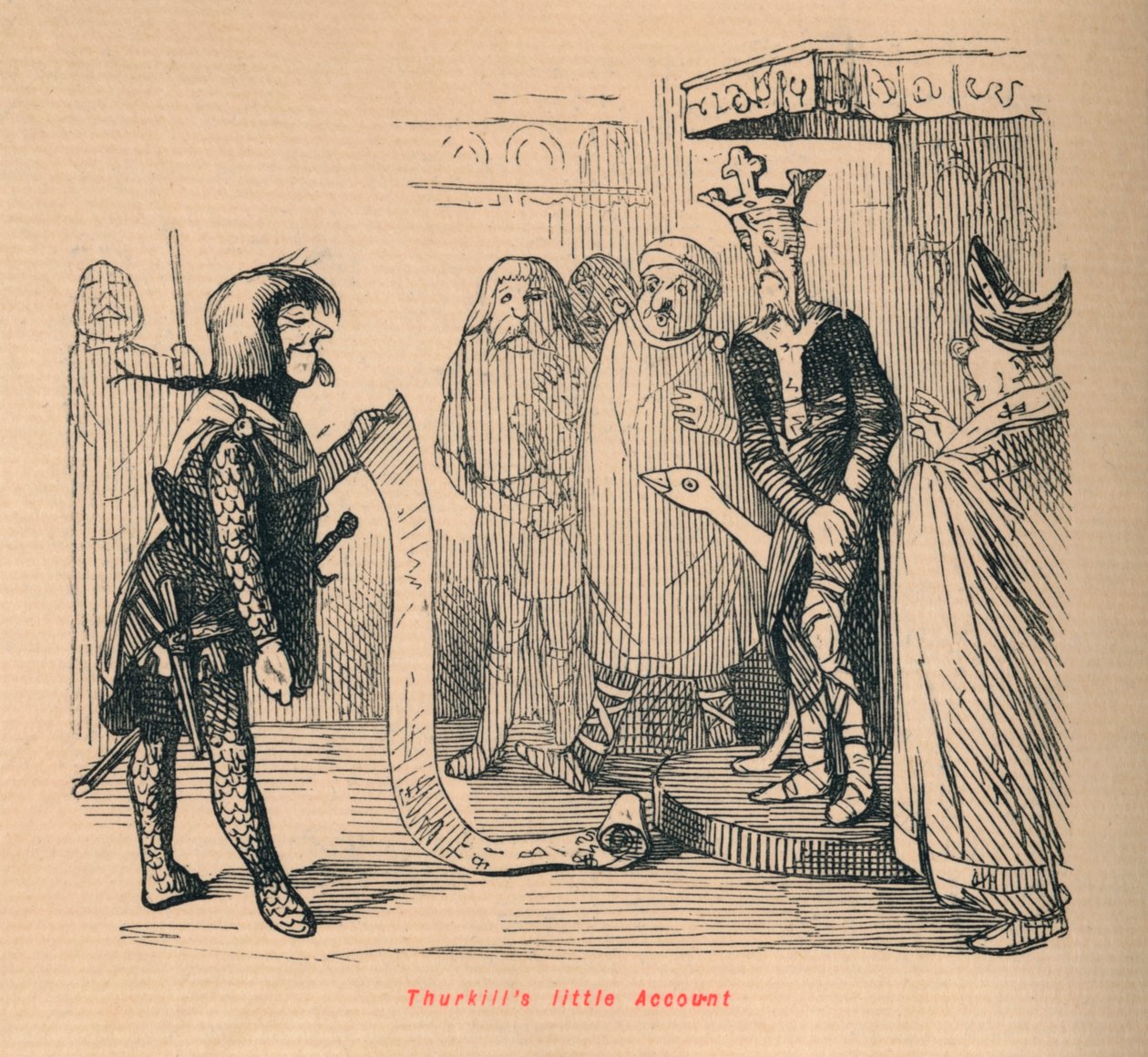 Thurkills lille konto, c1860, c1860 av John Leech