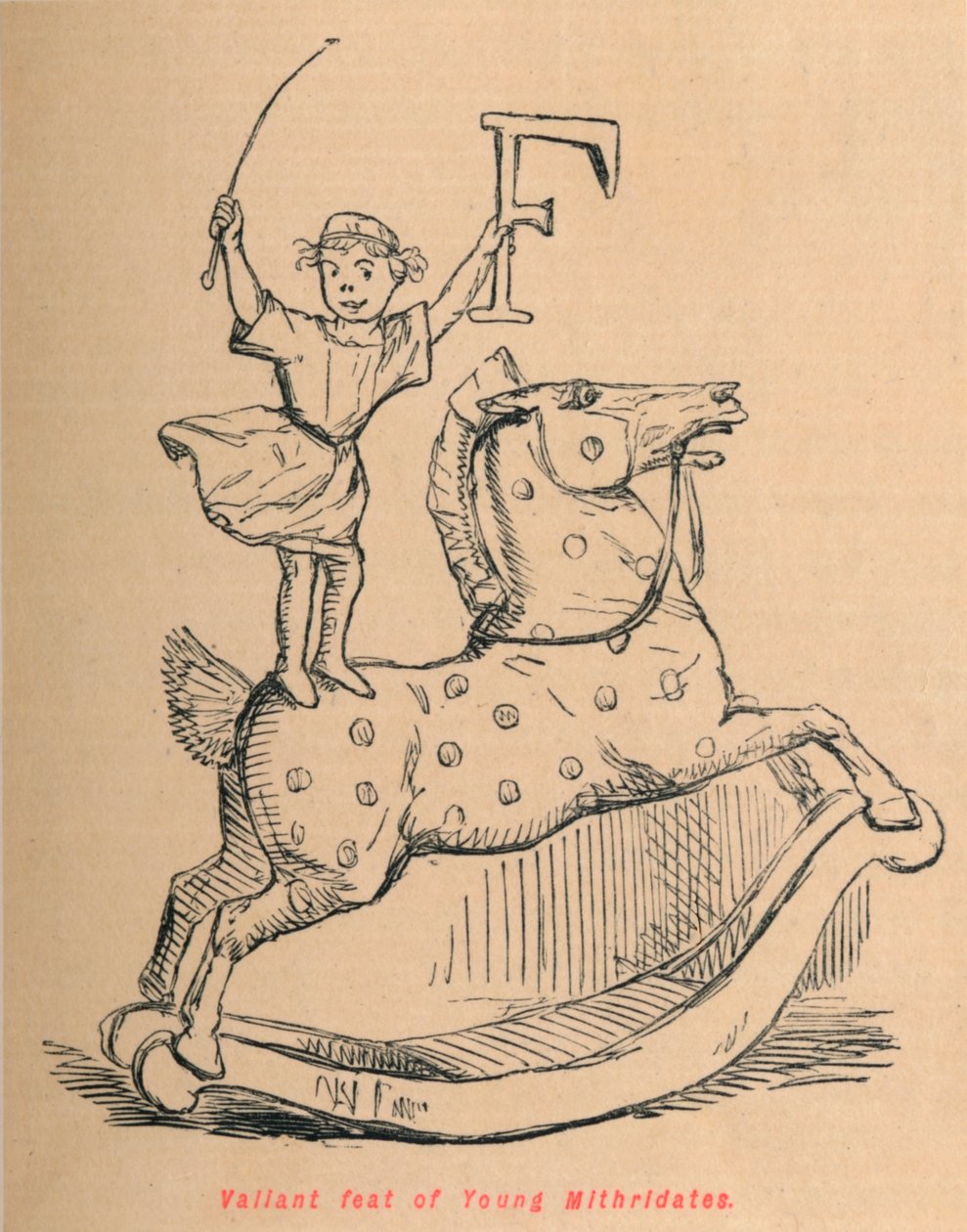 Tapre bragd av Young Mithridates, 1852 av John Leech