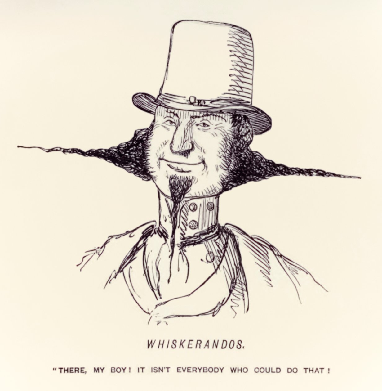 "Whiskerandos "Der, gutten min! Det er ikke alle som kan gjøre det!" publisert i det satiriske magasinet 