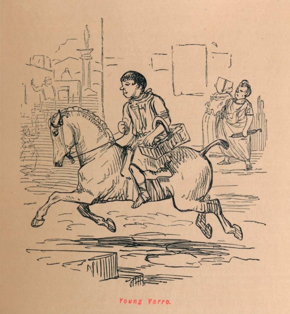 Unge Varro, 1852 av John Leech