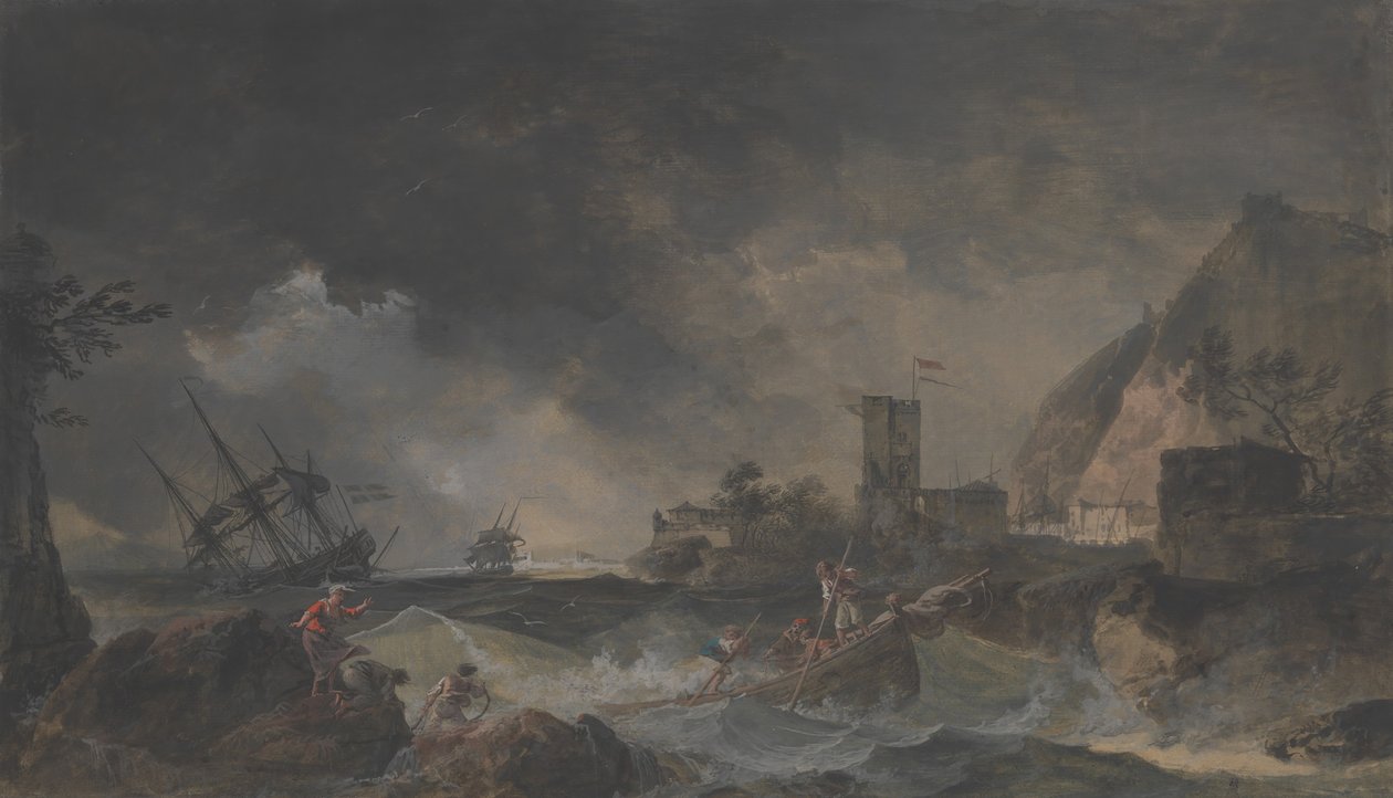Storm, n.d.. av John Lewis Krimmel