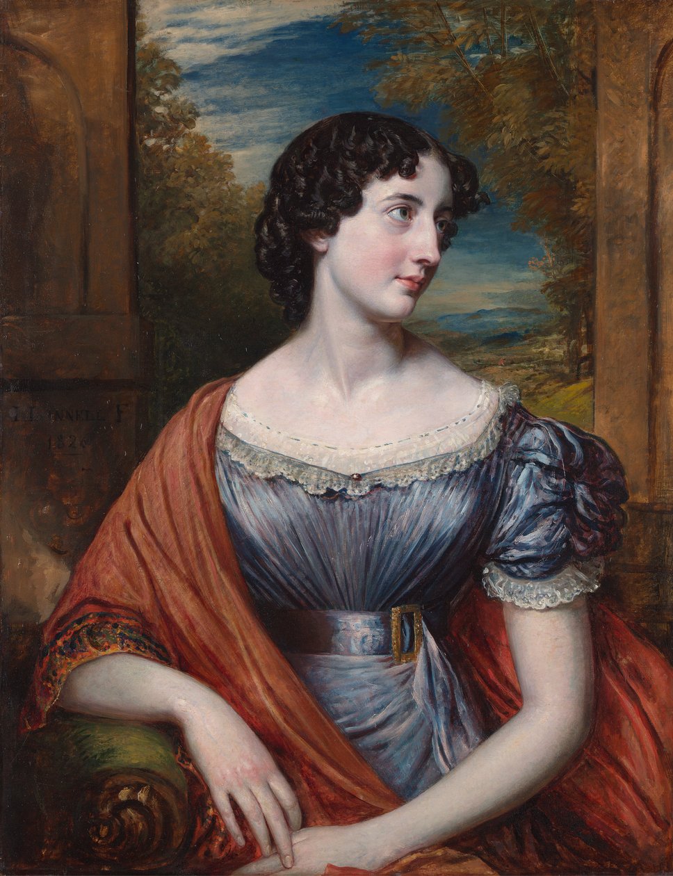 Frøken Jane Puxley av John Linnell