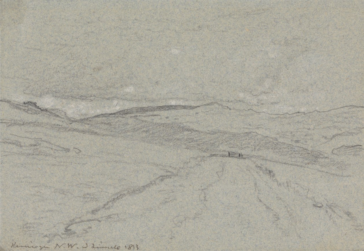 Mountain View i Nord-Wales av John Linnell