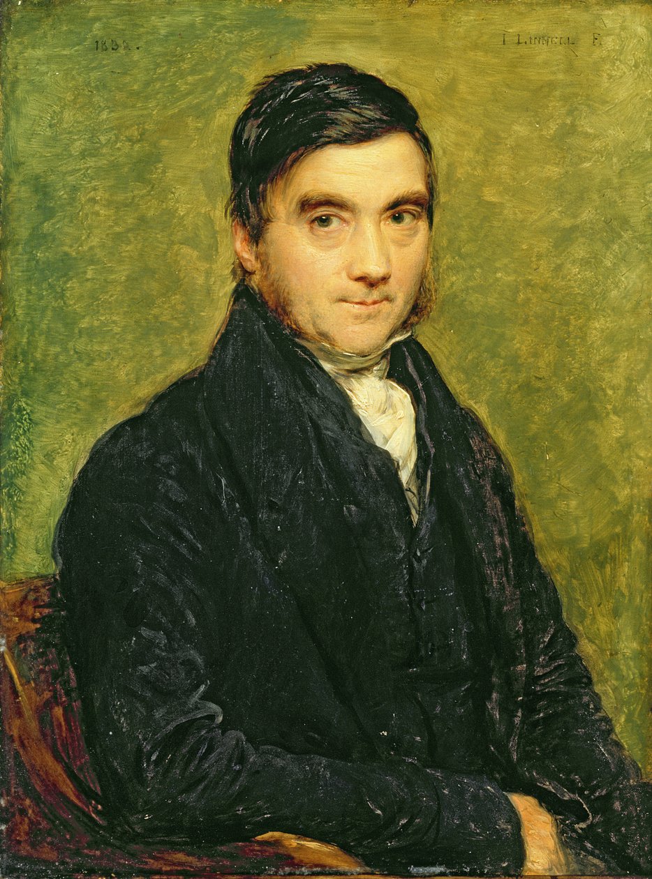 Portrett av Mr Bolding, 1832 (se 238970 for par) av John Linnell