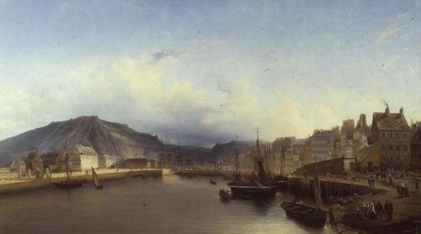 Broen ved Cherbourg av John Louis Petit
