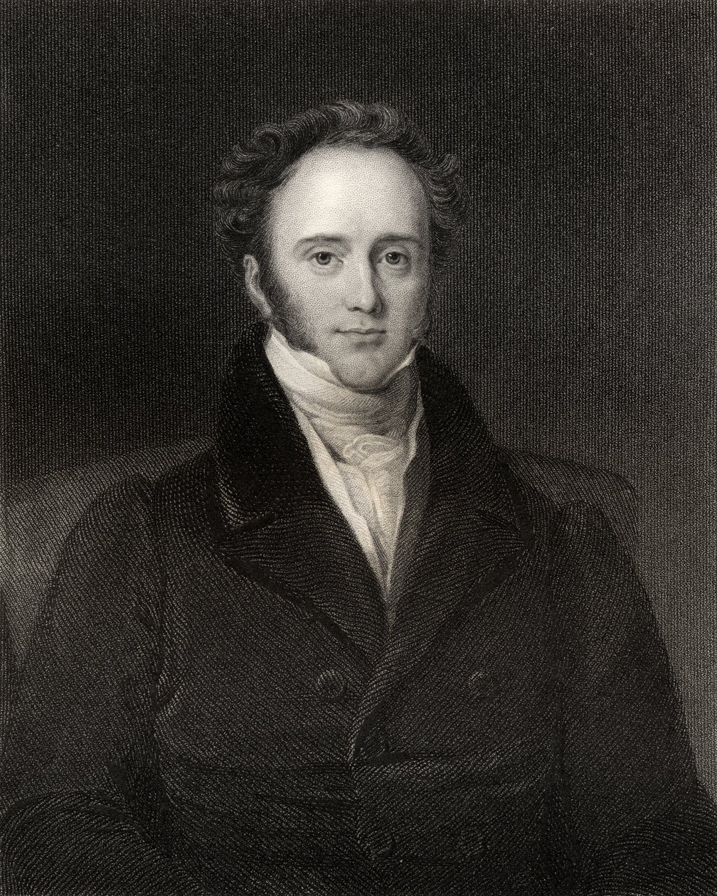 Henry John Temple, 3. Viscount Palmerston, gravert av H.R. Cook (fl.1813-47), fra 