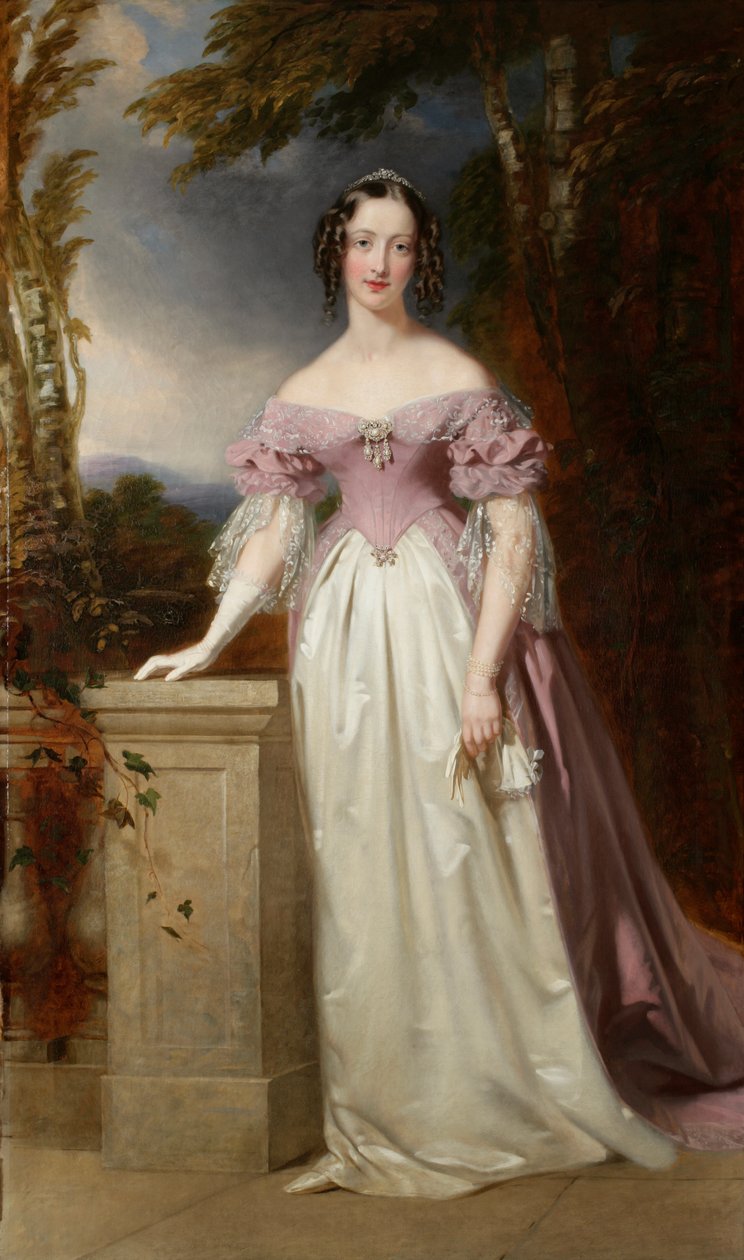 Portrett av Blanche Georgiana Howard, grevinne av Burlington av John Lucas