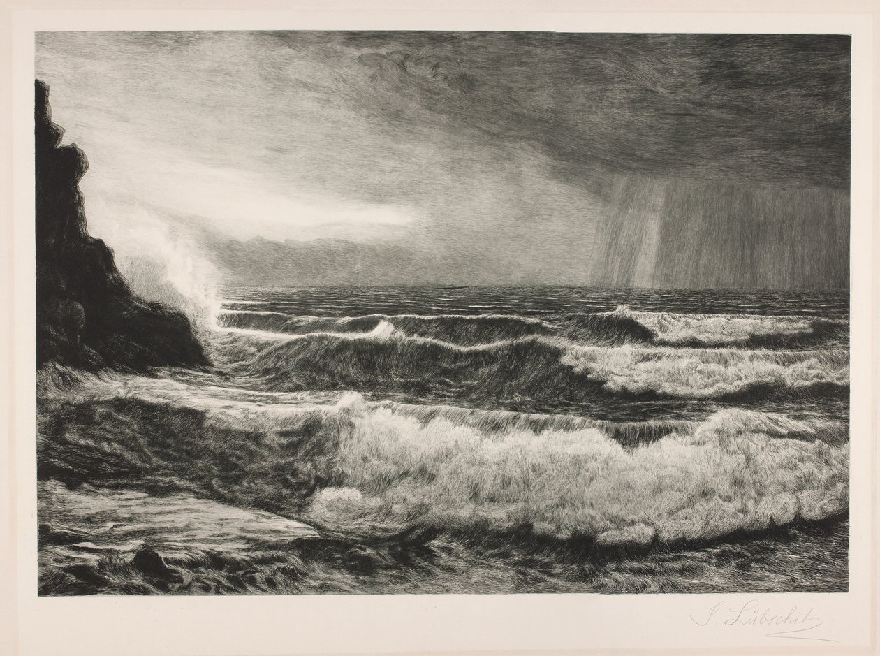 Surfing på Bornholm av John Lübschitz