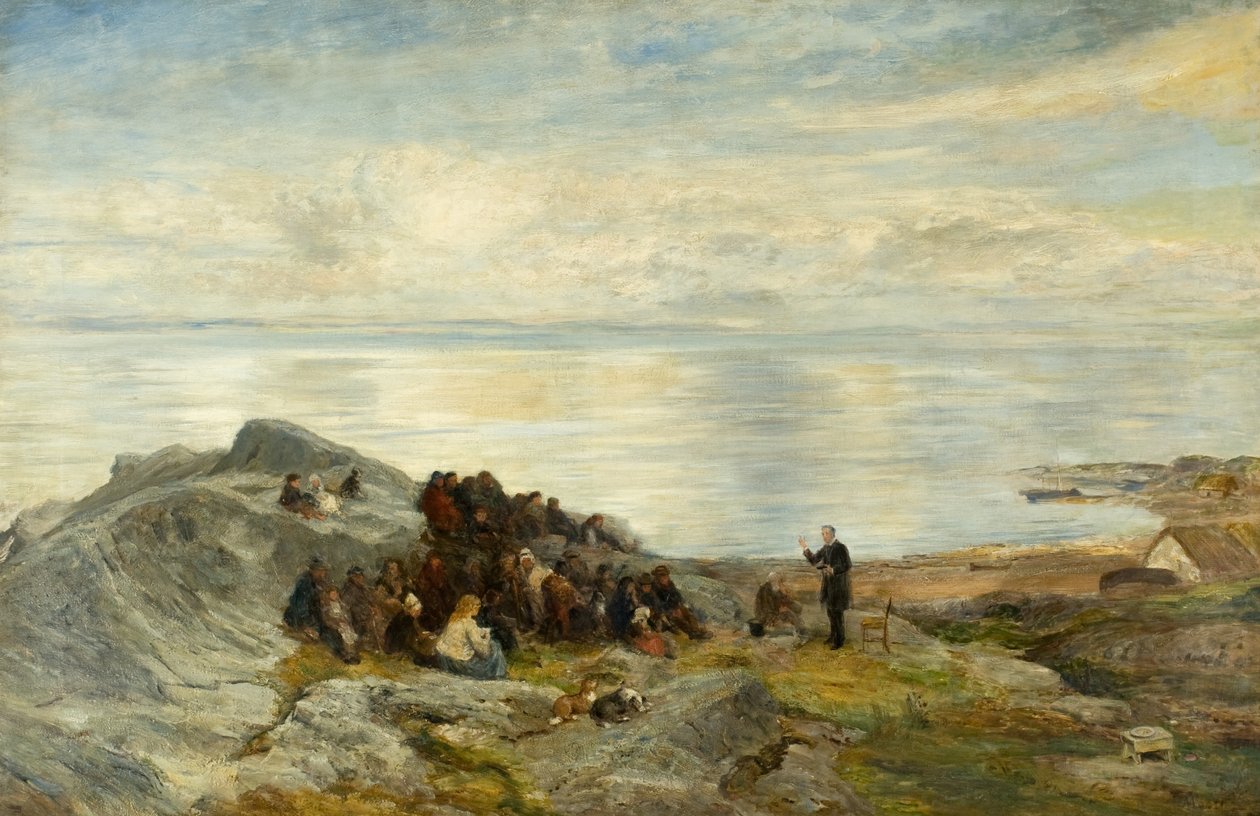 En preken ved havet av John MacWhirter
