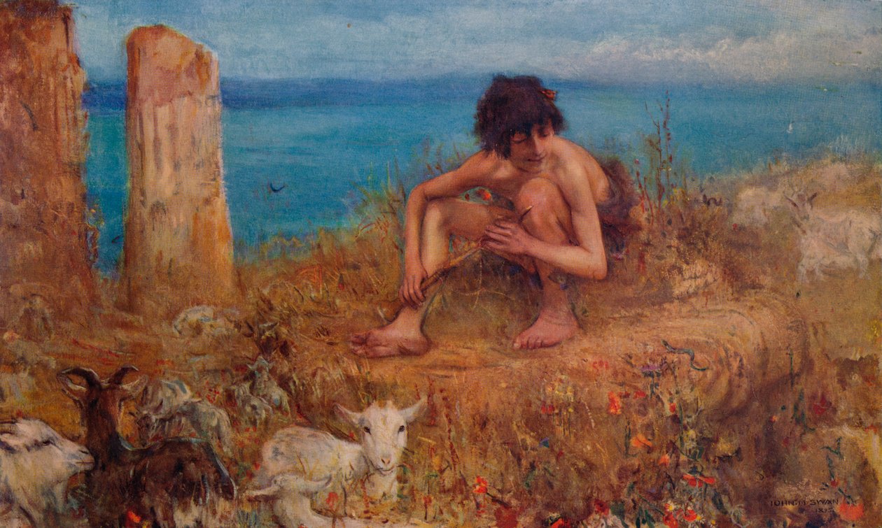 Geitegjeteren, 1895 av John Macallan Swan