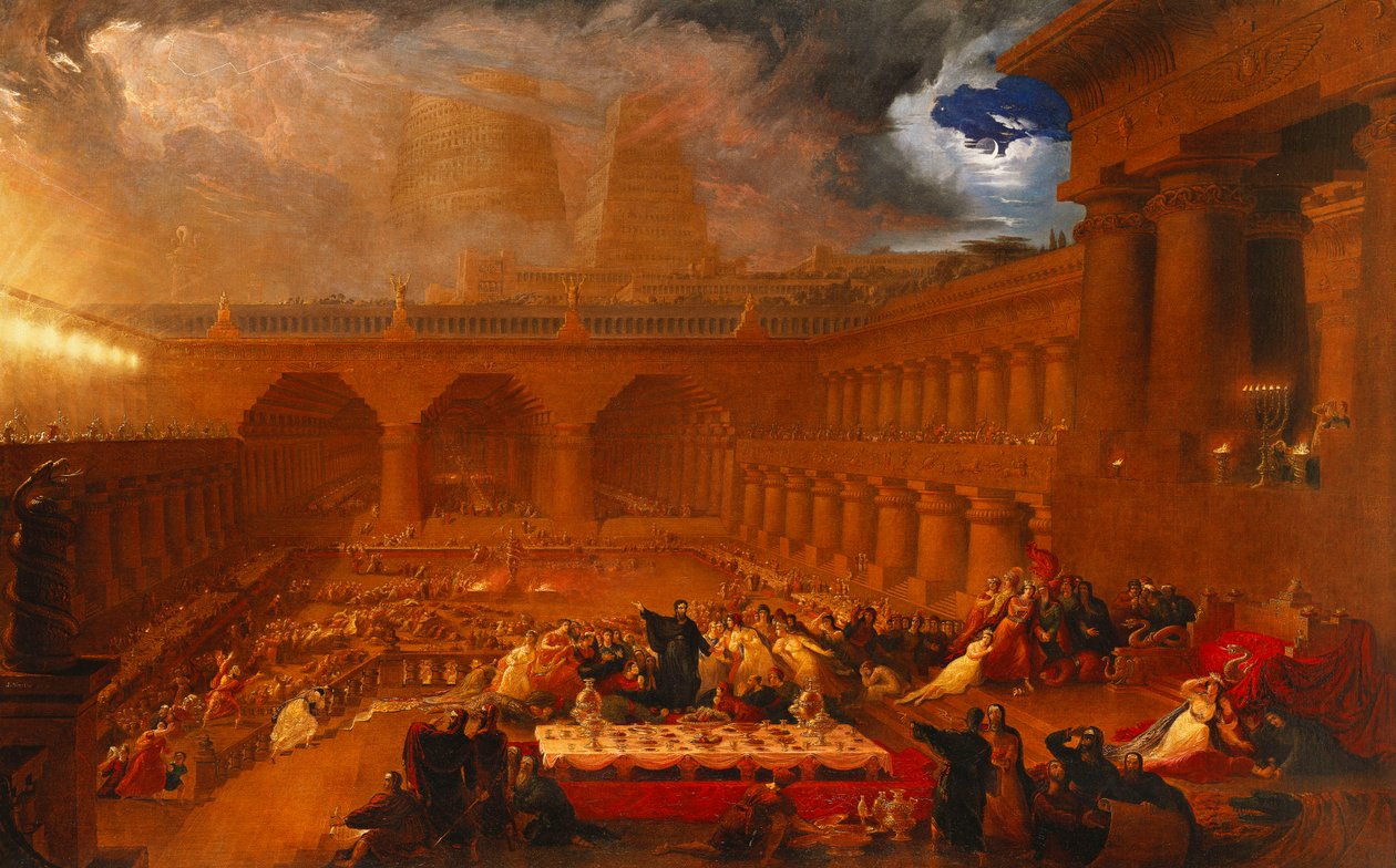 Belsasars fest, 1820 av John Martin