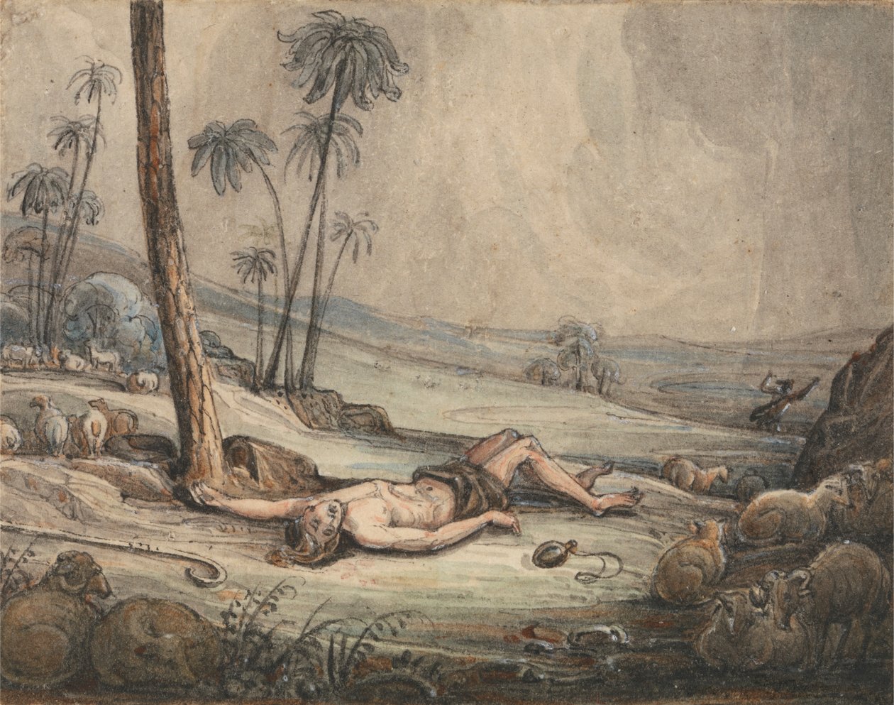 Kain og Abel av John Martin