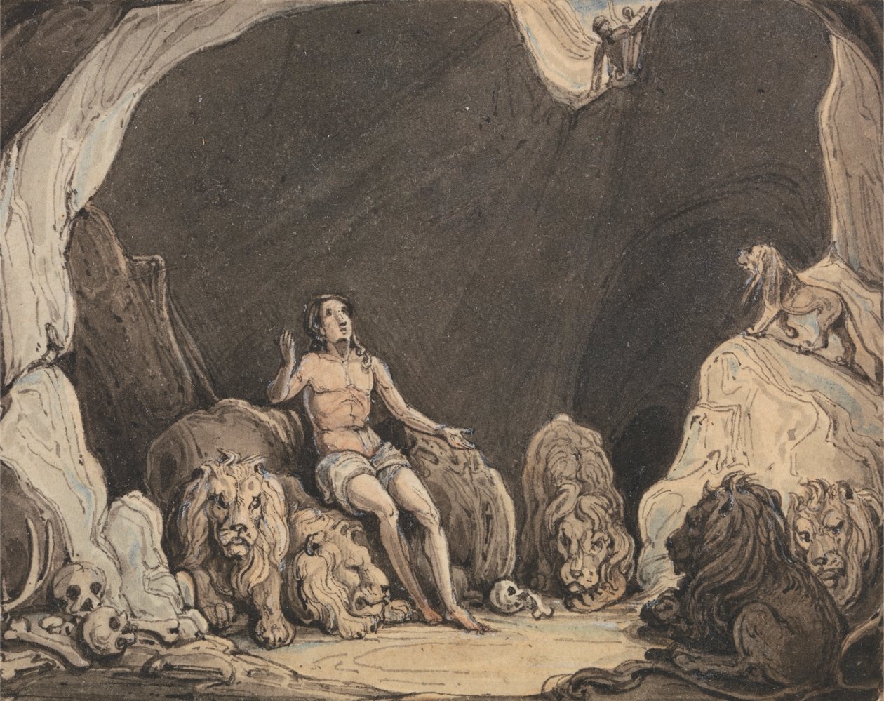 Daniel i Løvenes hule av John Martin