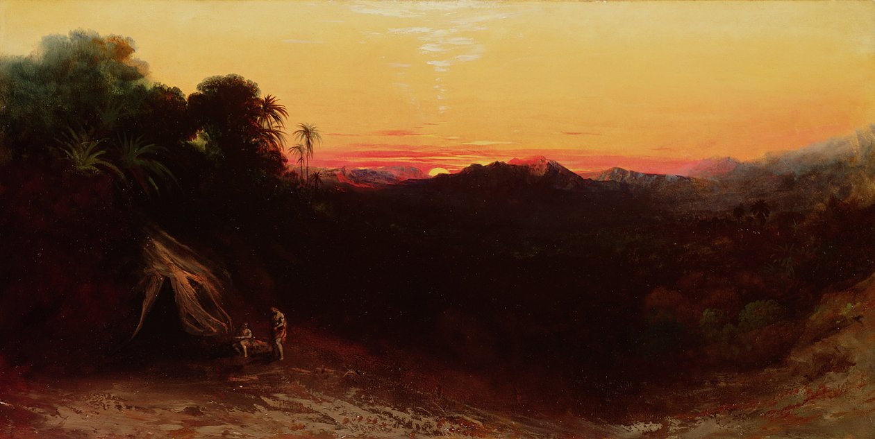 Møte mellom Jakob og Esau av John Martin