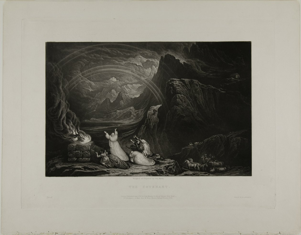 Pakten, fra illustrasjoner av Bibelen av John Martin