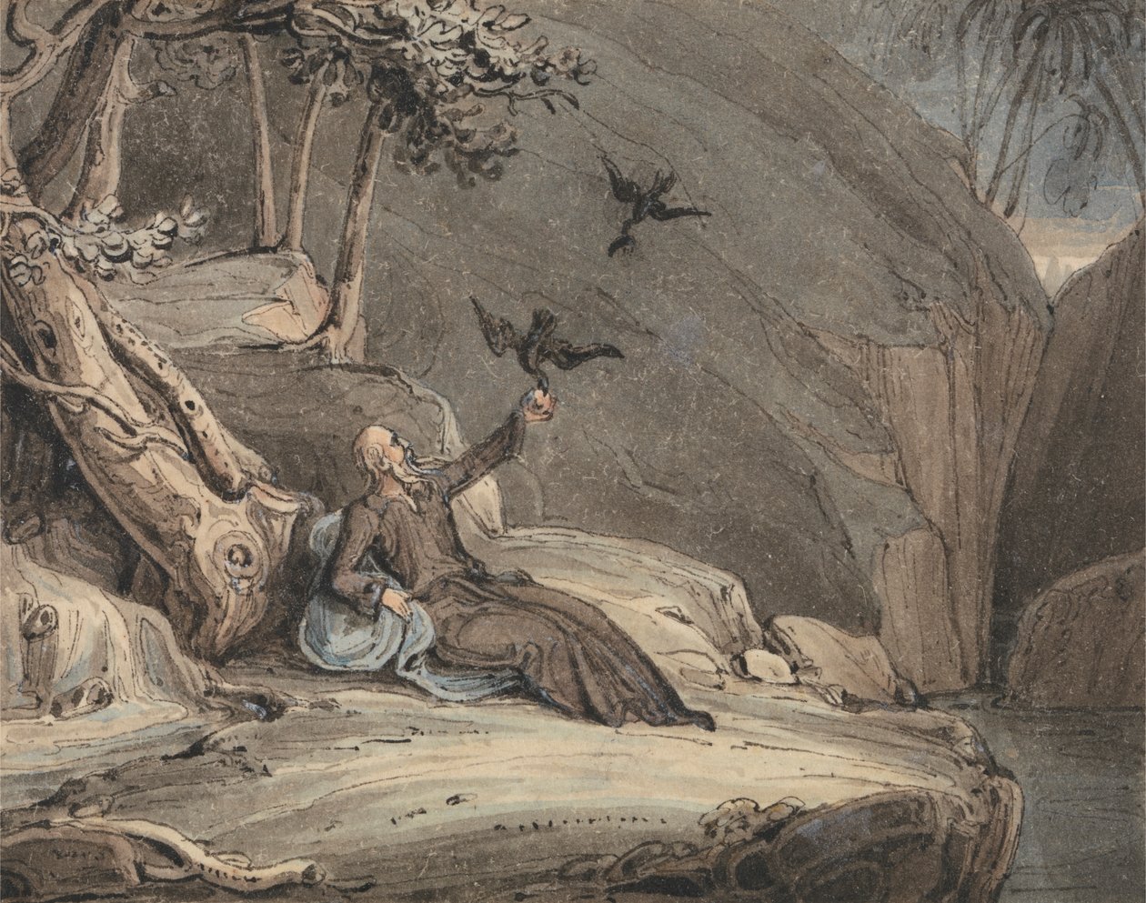 Ravnene mater Elia av John Martin