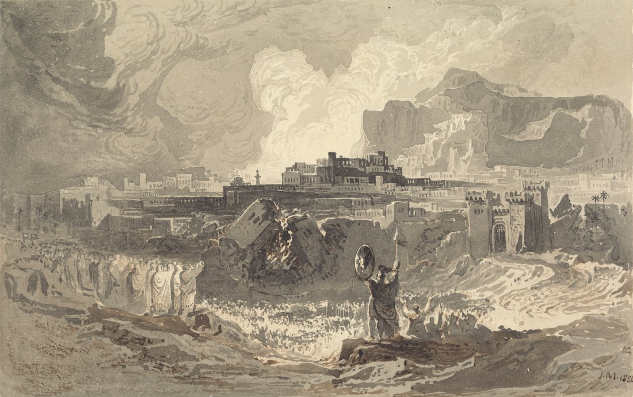 Jerikos murer av John Martin