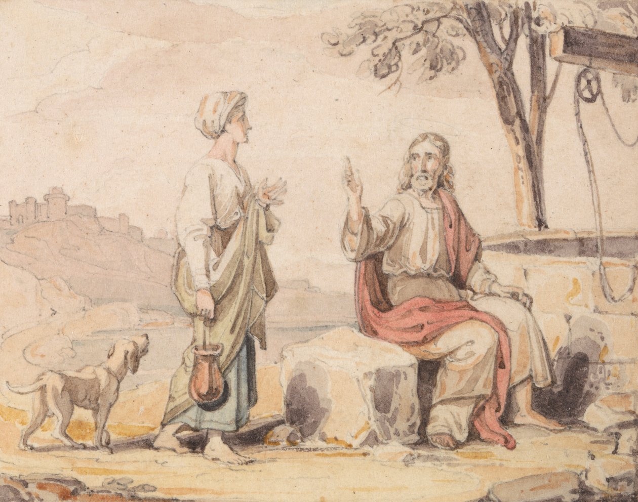 Kvinnen ved brønnen av John Martin