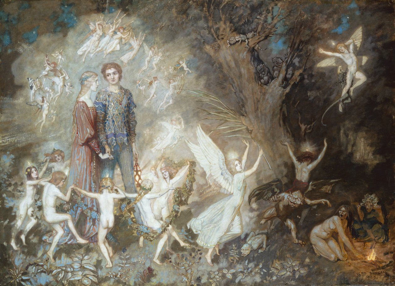 Jorinde og Joringel i Hekseskogen av John Duncan