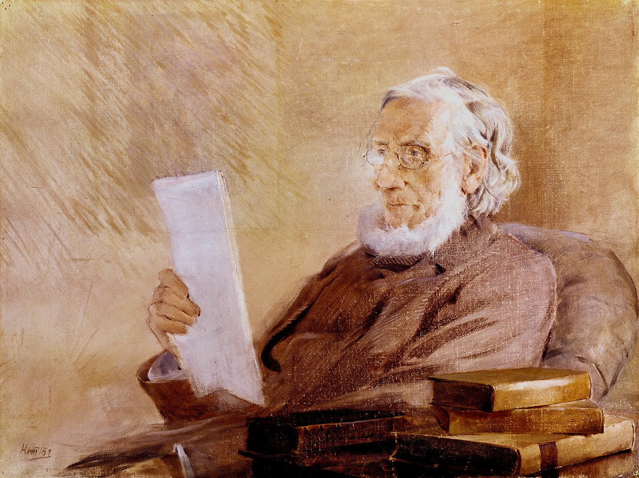 John Tyndall , irskfødt fysiker og fjellklatrer, 1893 av John McLure Hamilton