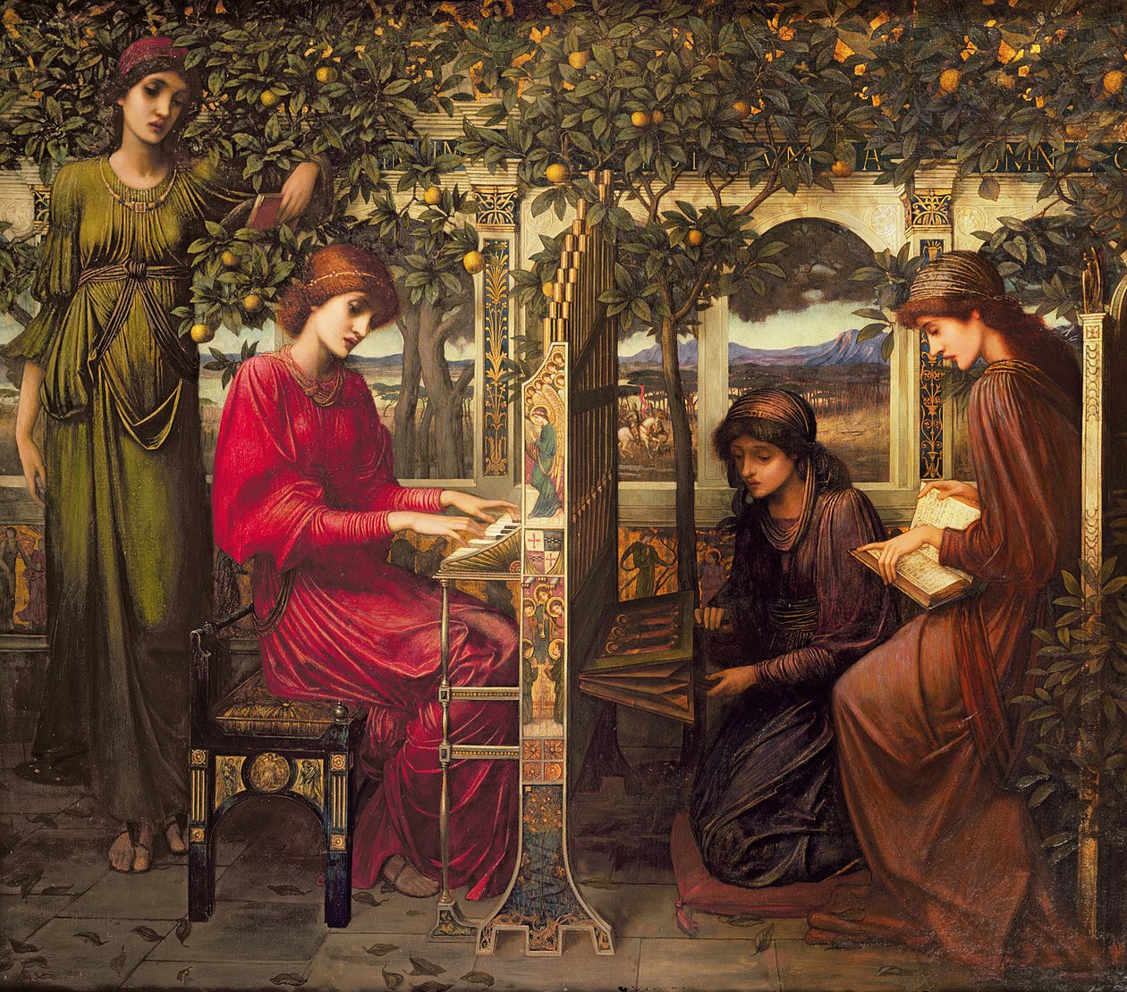 St Cecilia av John Melhuish Strudwick