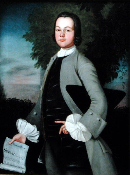 Selvportrett, ca. 1753-54 (olje på lerret) av John Meng