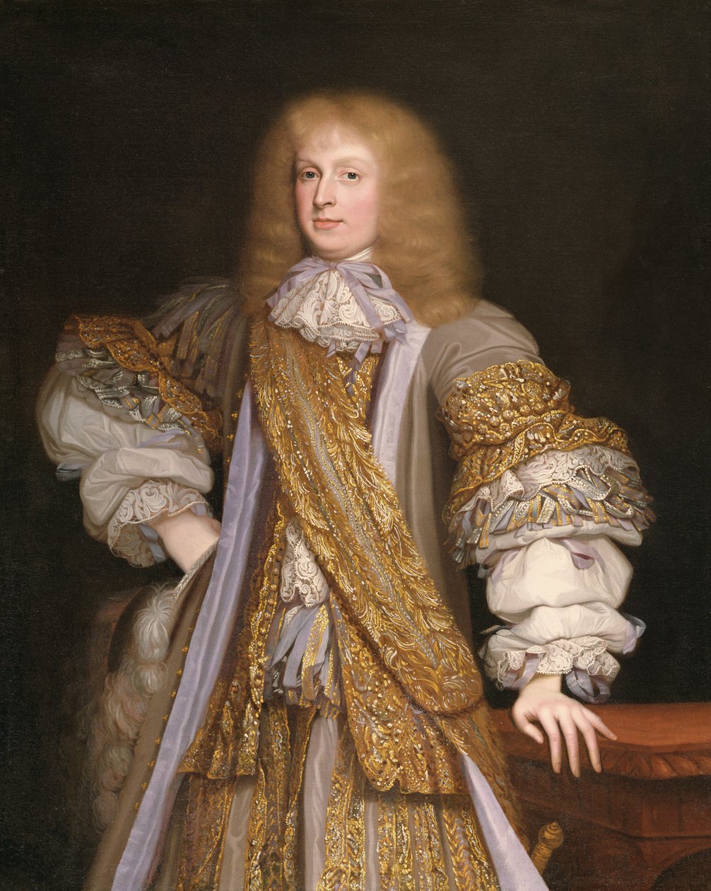 Sir John Corbet av Adderley, ca. 1676 av John Michael Wright