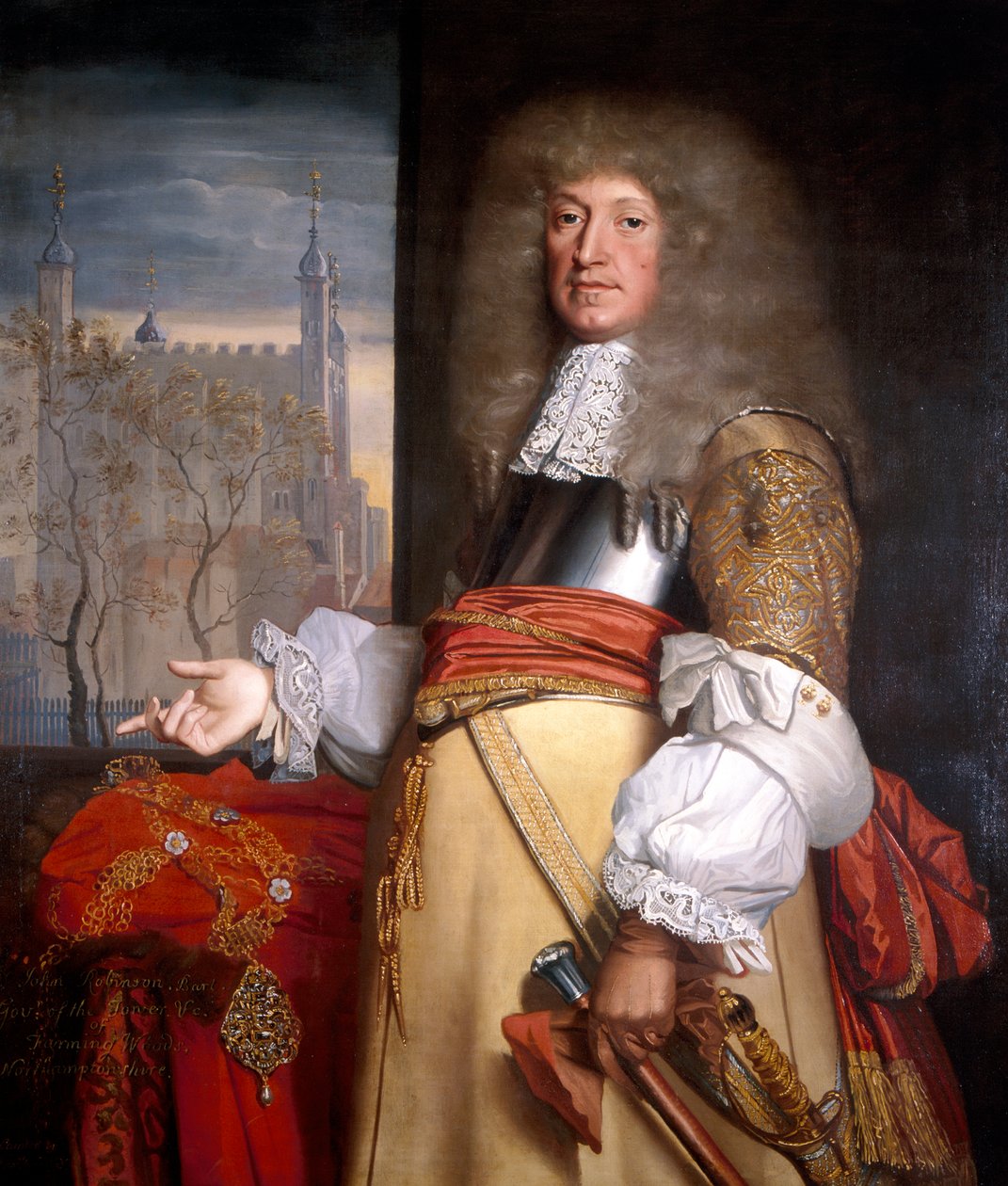 Sir John Robinson, Lord Mayor 1662. av John Michael Wright