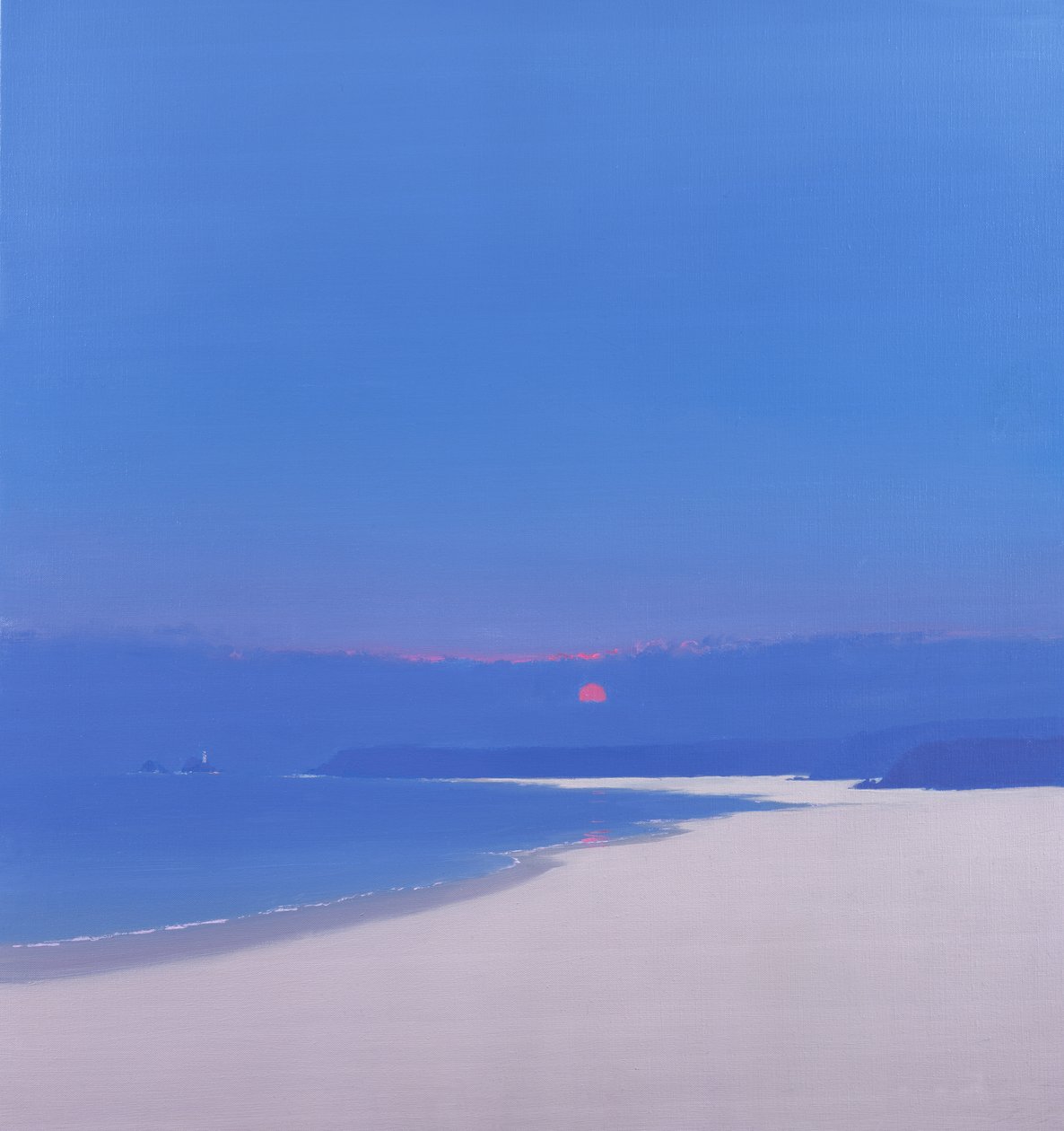 Sun Rising over the Bay, 1999 av John Miller