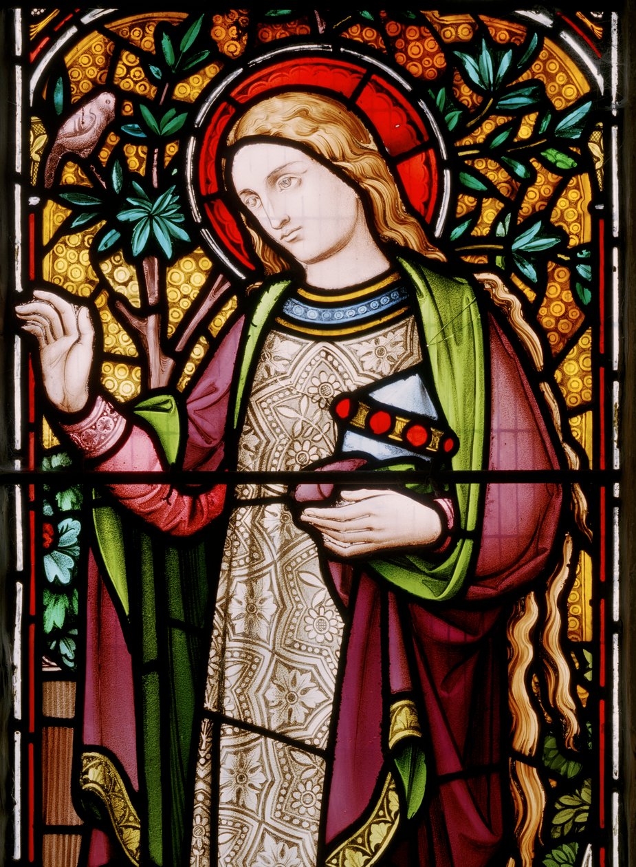 Edstaston, St Mary, Lavers & Barraud, John Millner Allen (1827-1902), Mary Magdalene, 1865 av John Millner Allen