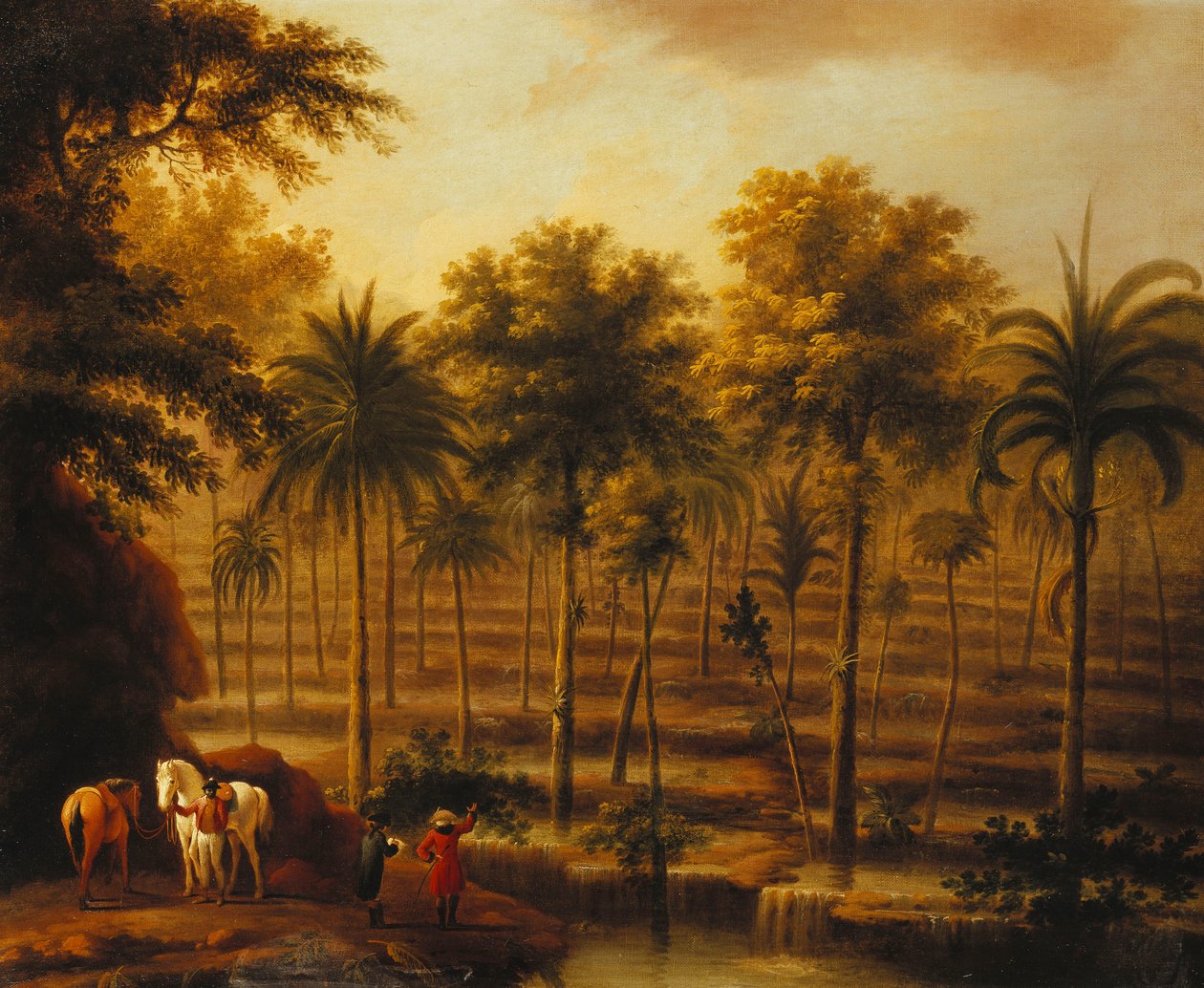 Utsikt over Roaring River Cascades, Jamaica av John Milton